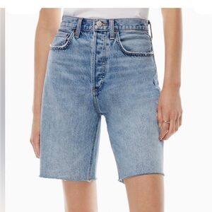 Denim Forum Light Blue Joni Loose Long Short size 26